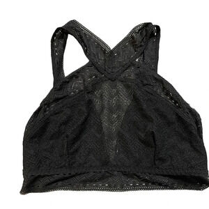 NWT Flirtitude SZ Medium Black Lace Bralette